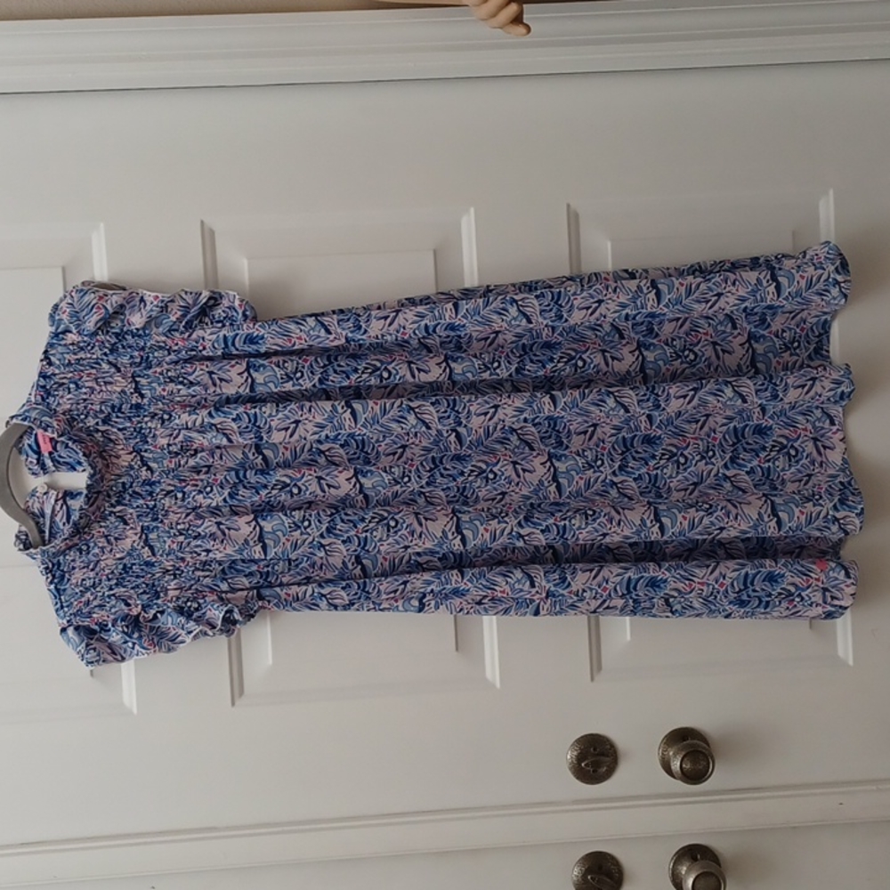 SALE NEW Simply Southern leaf smock dress NWT - Picture 1 of 8